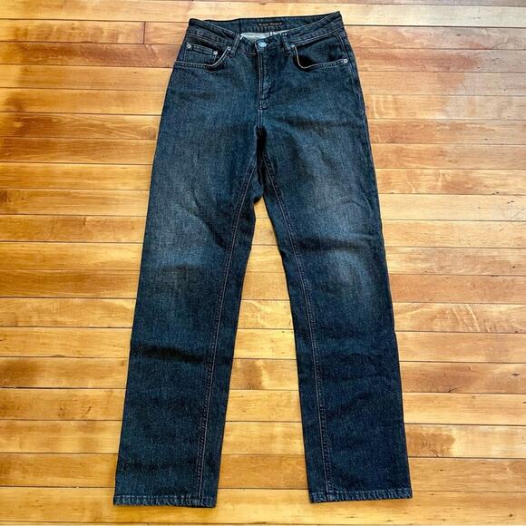 Nudie Jeans Straight Sally in Pixelated Grey - Picture 2 of 8